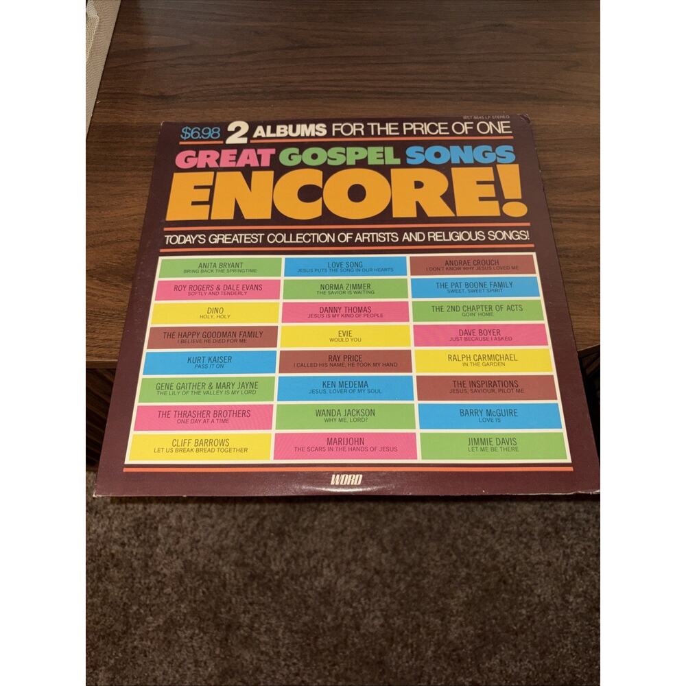Great Gospel Songs Encore!-Vinyl Record LP
